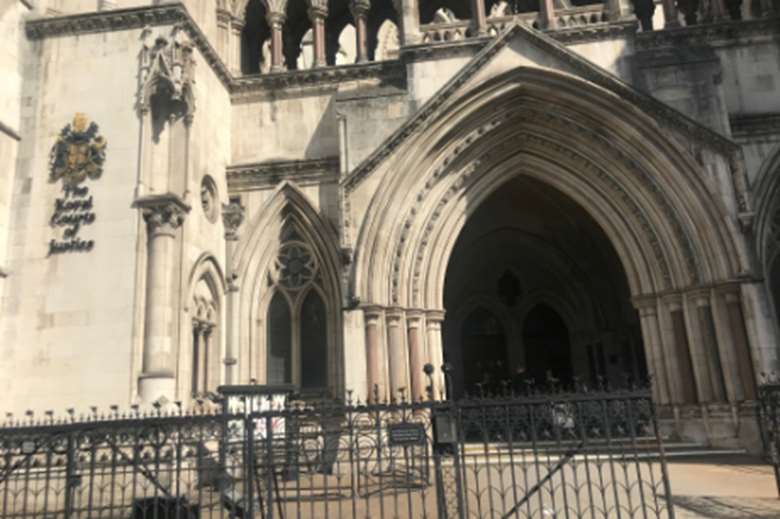 The Royal Courts of Justice in London where the case was heard