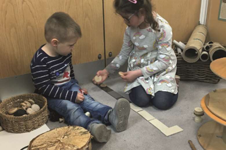Providing loose parts enables children to take control of their play and learning