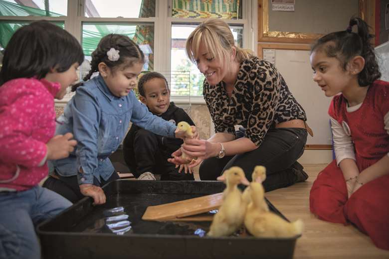 Communication is vital to learning, play and building relationships (photos at Sheringham Nursery School by Anna Gordon)