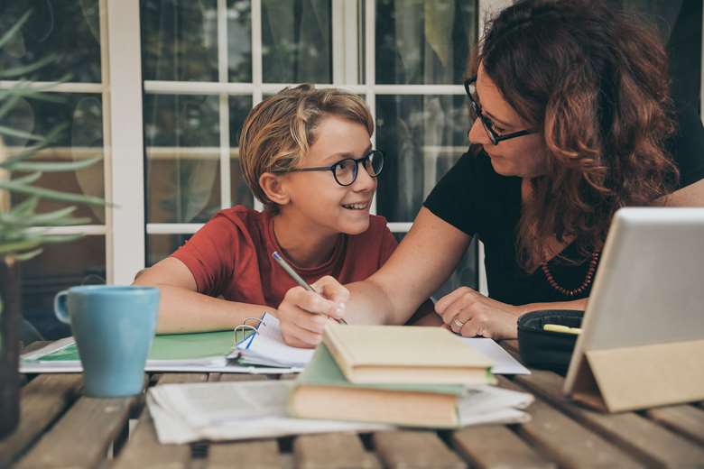 Children in the study benefited from having more time at home with their parents, researchers believe