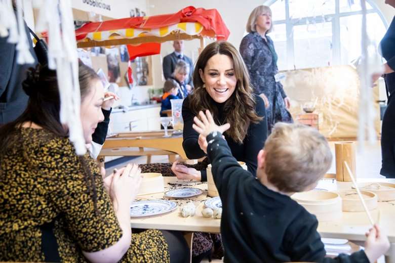 The Duchess of Cambridge at the launch of the '5 Big Questions' survey earlier this year