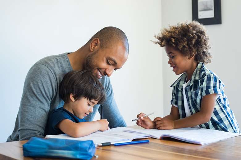 More than two-thirds of fathers surveyed reported spending more time helping with their children's learning and homework during lockdown