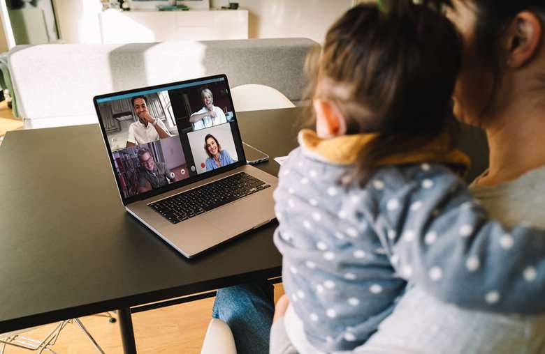 Nurseries turned to video calls to keep in touch with parents during the pandemic