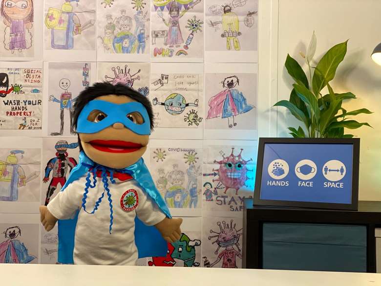 The 'COVID Warriors' programme uses puppets to teach primary school children about how to stay safe from Coronavirus