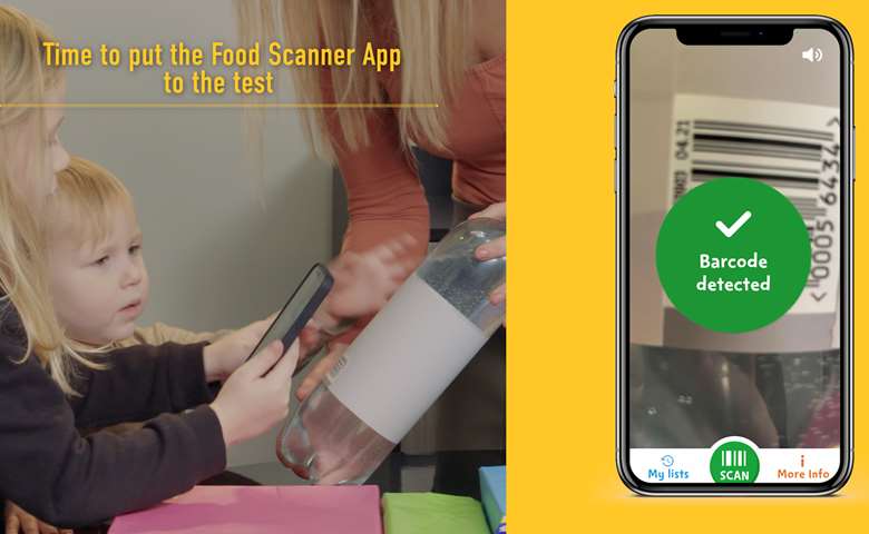 The NHS Food Scanner app has been updated with a new feature to help tackle childhood obesity 