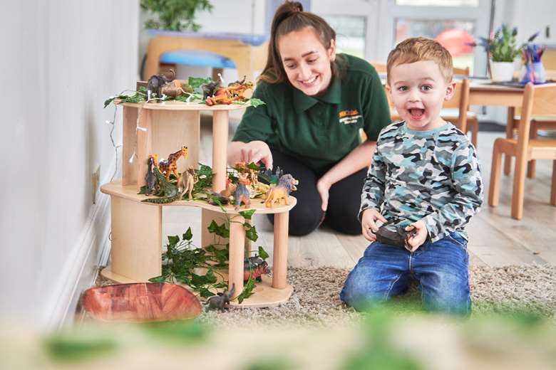 MiChild operates 16 settings including Stepping Stones Nursery in Stockport (pictured)