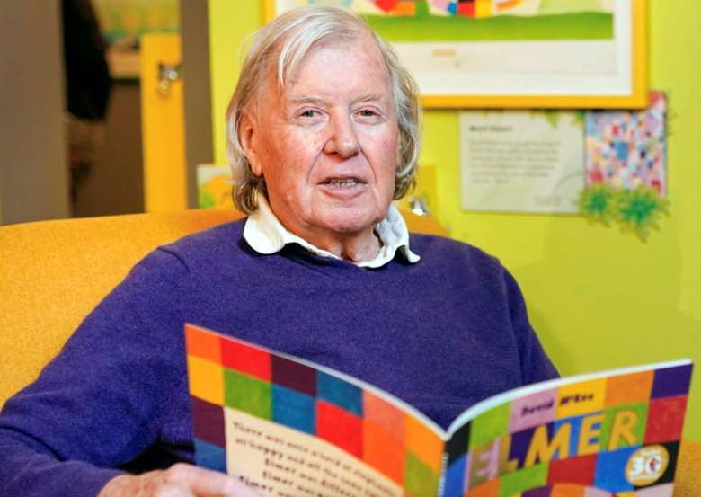 David McKee, author of Elmer and Not Now, Bernard, has passed away at the age of 87, PHOTO Anderson Press 