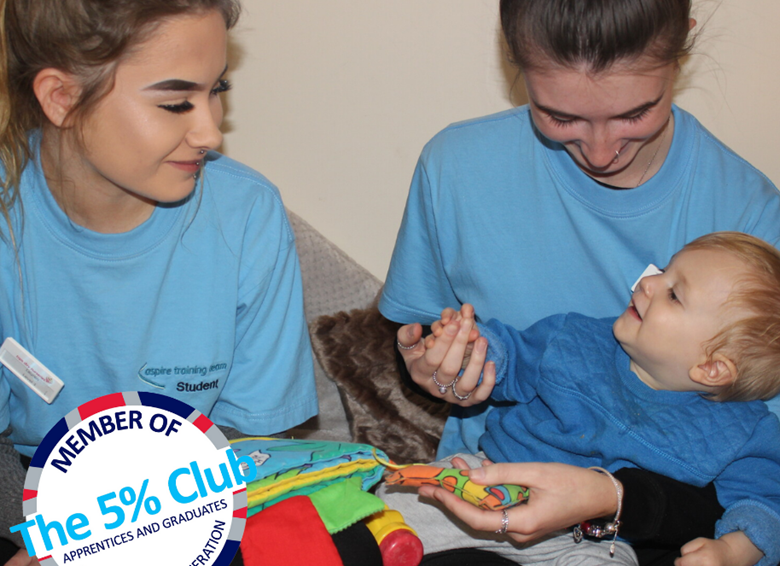Tops Day Nursery along with Aspire Training Team has joined The 5% Club