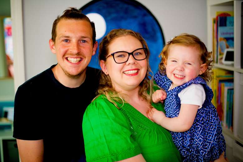 Setting up her own business through tiny has enabled Sam Beech to keep her daughter close to her. Her husband has now retrained in childcare and supports her on busy days.