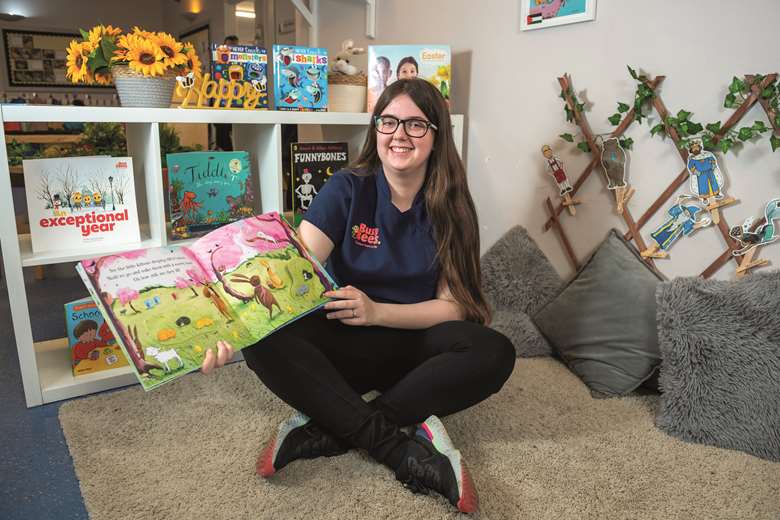 Rebecca Phillips at Busy Bees Stevenage is undertaking the Early Years Educator Level 3 apprenticeship and is planning to go on to further study in SEND