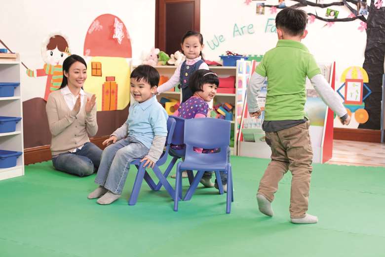 Chairs can be used for both group and individual activities and games
