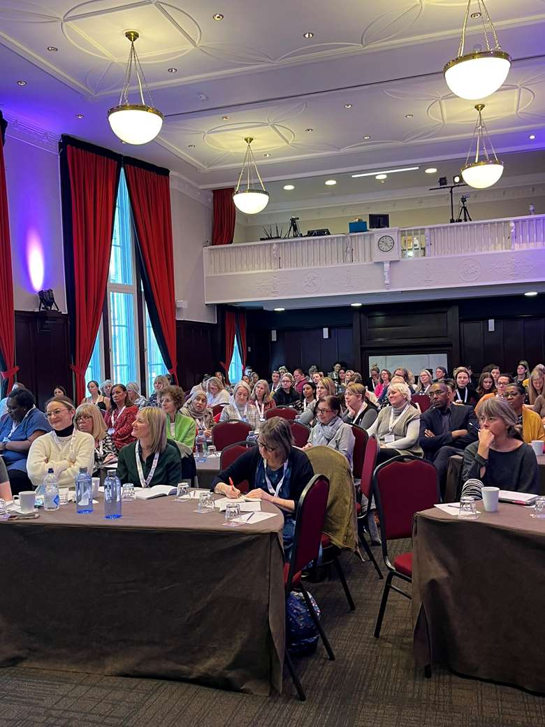 Delegates gathered at the Hallam Conference Centre in central London, on 9 November.