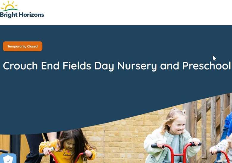 Bright Horizons' nursery in Crouch End has had it registration temporarily suspended by Ofsted, PHOTO: Bright Horizons