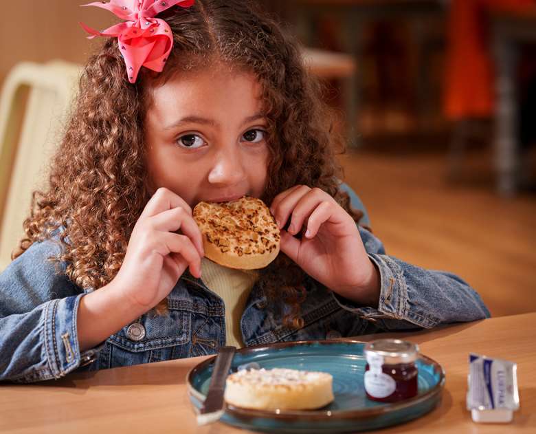 Children and adults can 'ask for Ellen' at Morrison's cafes and receive free crumpets over the summer, PHOTO: MOJOFUEL