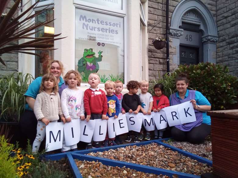 Toadhall Montessori Nursery in Cardiff is the first setting in Wales to gain Millie's Mark accreditation, PHOTO: NDNA