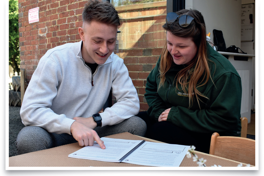 At Little Barn Owls, training is supported by mentors