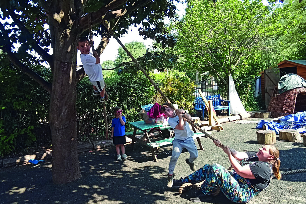 Crawfords CofE Primary School prioritises open-ended resources.