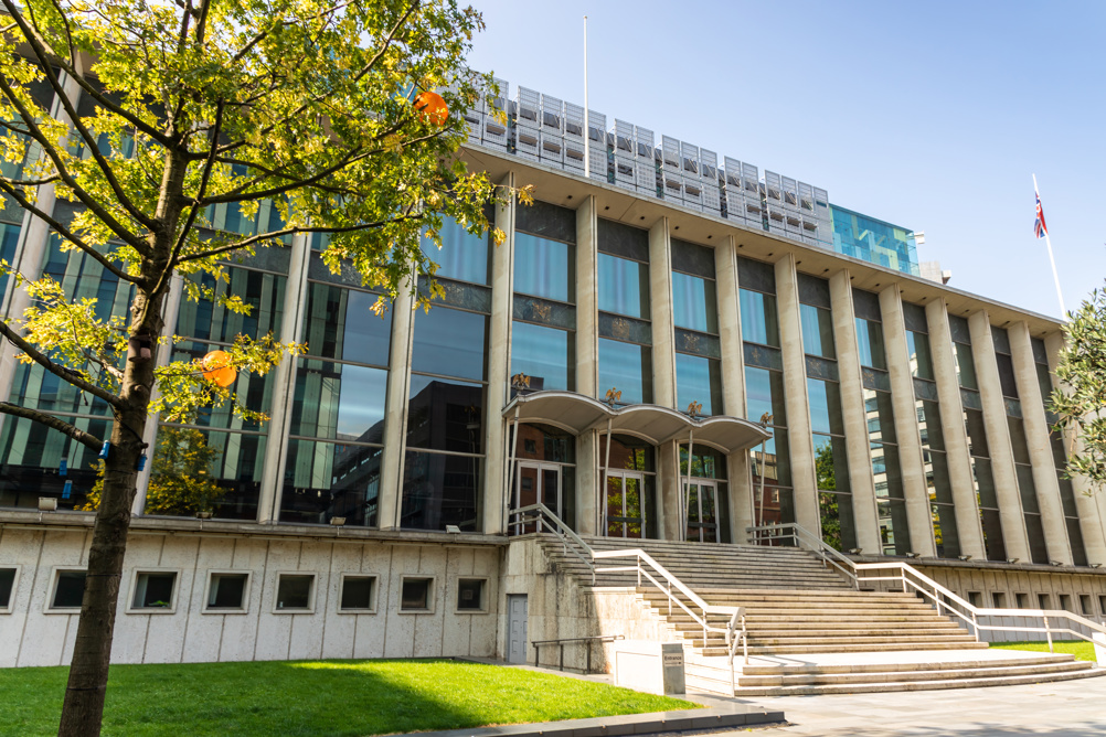 Manchester Crown Court, PHOTO: Adobe Stock