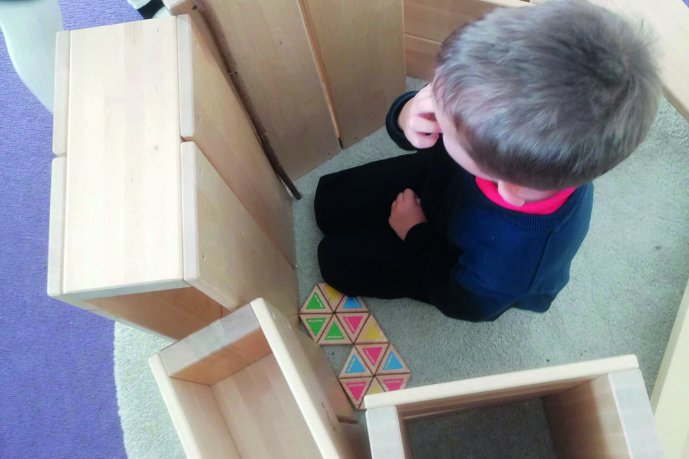 Block play inspires children to try new things.